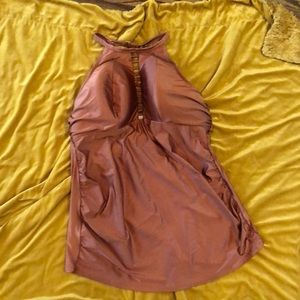 Cacique Bronze Tankini Top NWOT